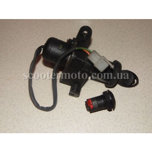 Комплект замков Aprilia Scarabeo 125-150, оригинал ZADI